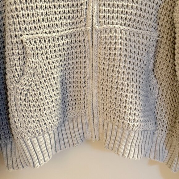 Miracle thick knit oversized sweater jacket with hood - Picture 5 of 10